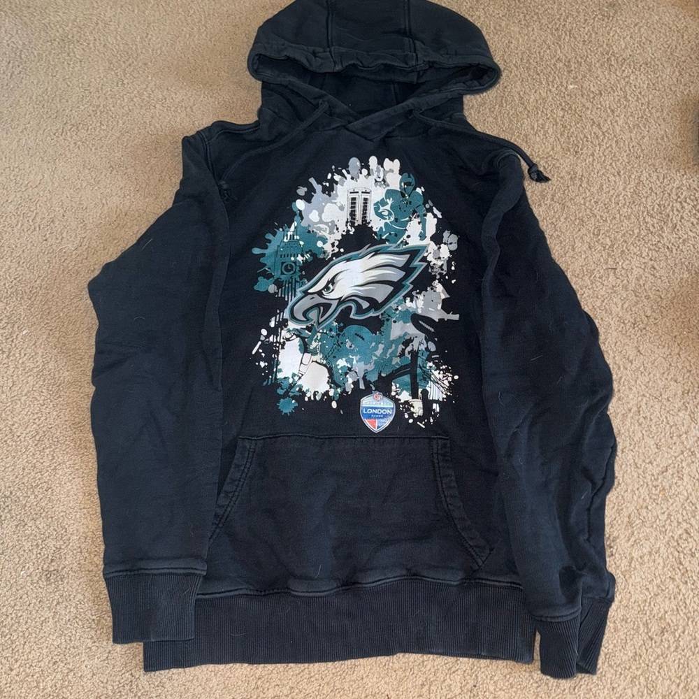 Philadelphia Eagles Black London Hoodie